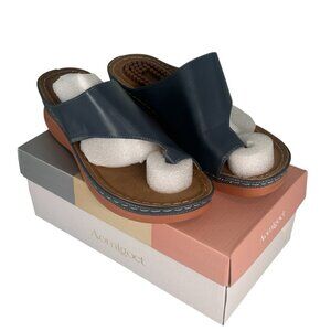 Aomigoct Sandals for Women Wedge Shoes, Comfortable Cushion FootBed 40 US 9